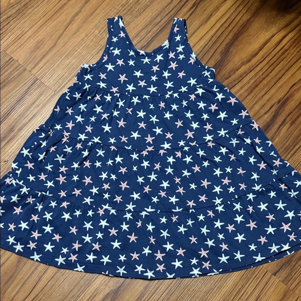 GAP Kids Navy Star Print Casual Dress